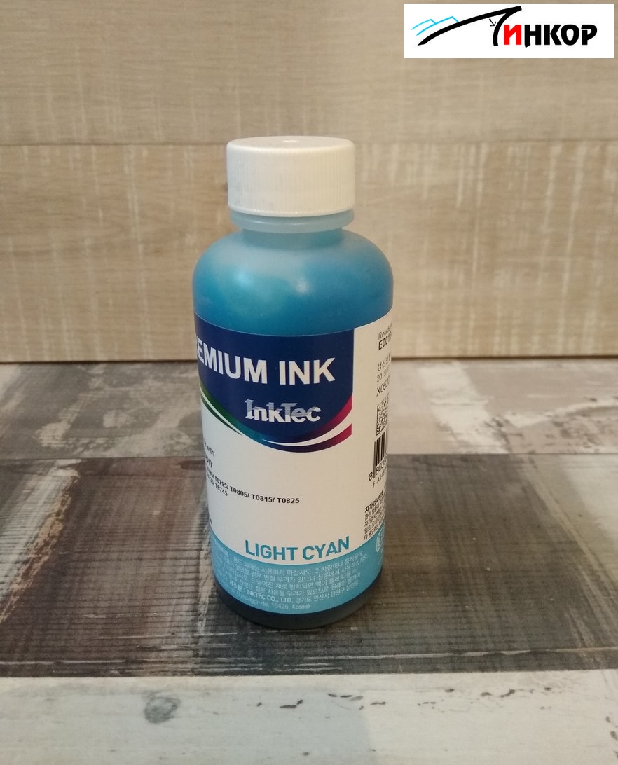 Чернила InkTec для Epson L-серии, Light Cyan в упаковке 100мл